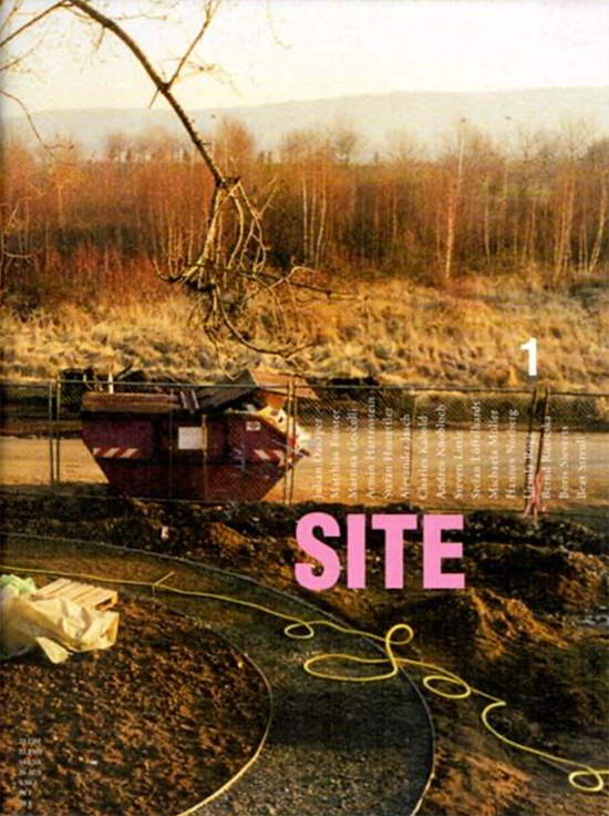 Cover SITE Magazin Nr.1, 1998
